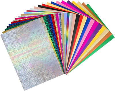 20x29 cm Gekleurd Warmfolie Papier - 100 Vellen voor Scrapbooking, Kaarten maken en DIY Decoratie