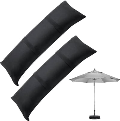 Dailygoods- Zandzakjes 2 stuks - Vulbare Zandzakken - Heavy-Duty - Waterdicht - Stabiliteit voor Buiten - Tot 44 LBS capaciteit - Gewichtzakken