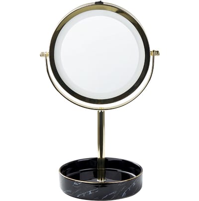 SAVOIE - Make-up spiegel - Goud/Zwart - IJzer