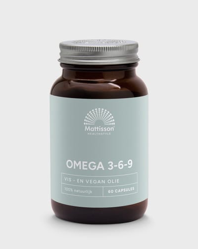 Mattisson - Omega 3 6 9 Capsules - Visolie, Teunisbloemolie en Lijnzaadolie - Supplement - 60 capsules