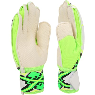 PU Groen Tiener Volwassenen Verdikken Professionele Voetbal Voetbal Keeper Keepershandschoenen VingerbeschermerGroen #7 beige