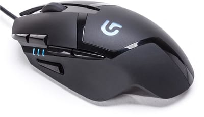 Logitech G 910-004070 muis Gamen Ambidextrous USB Type-A Optisch 4000 DPI