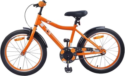 Kinderfiets - Jongensfiets Meisjesfiets - Vrije Tijd - Verstelbaar Stuur Zadel - 20 inch - Oranje