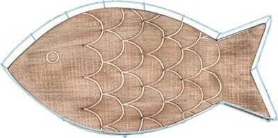 HOUTEN DIENBLAD VIS METAAL - BATELA