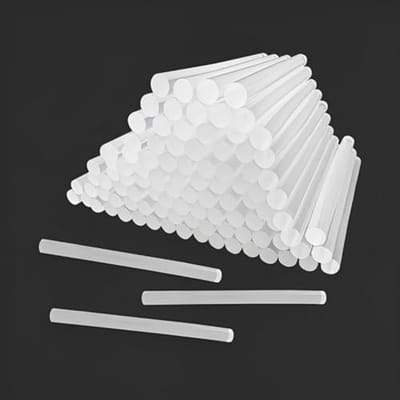 Lijmsticks 100 stuks - 7 mm x 150 mm Transparant voor Lijmpistool - Sneldrogend voor Doe-Het-Zelvers en Handwerk