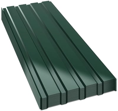 Dakplaten - Golfplaten - Dak Bedekken - Dubbele Regengoten - 115x45cm 6m2 - Groen