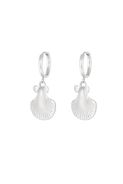 Yehwang Oorbellen shell story | Zilver