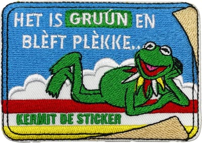 Fjesta© Oeteldonk embleem - Kermit de sticker