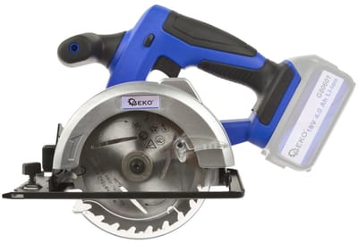 GEKO Accu cirkelzaag - 18V - 136 mm blad - Diepte- en schuinaanpassing zonder gereedschap