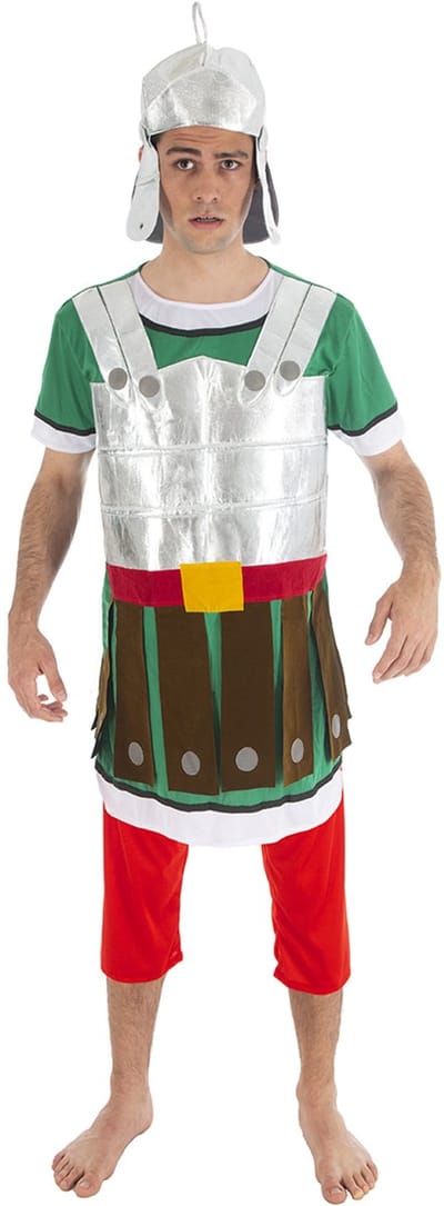 CHAKS - Romeinse legionair Asterix en Obelix kostuum voor mannen - Gekleurd - Medium