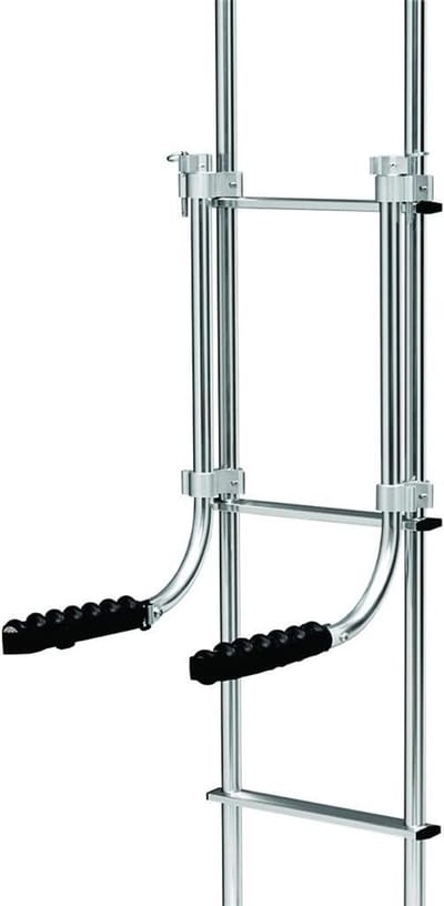 Laddersteun - Ladderhouder Steun - Ladder Veilig Opbergen - Reksteunen Zonder Riemen - 6 Stoelen Laadvermogen - Meerkleurig