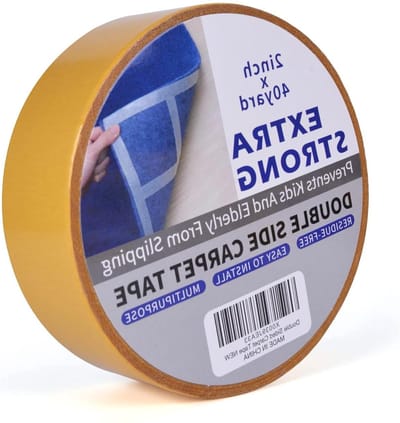 Extra sterke tapijttape - residuvrij - verwijderbaar - tapijtplakband - tape voor tapijt - vloerbedekking - 5 x 100 m