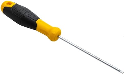 Deli Tools Platte Schroevendraaier 3x100mm EDL6331001 (Geel) [Gereedschappen - Deli]