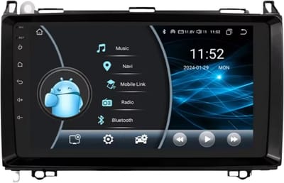 Autoradio met bluetooth - Carplay - Voor Mercedes-Benz B200 / Sprinter W906 / Viano / Vito W639 - Geschikt voor Apple en Android - Stereo - Navigatie - Navigatiesysteem auto - 1GB 32GB