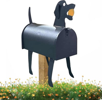Tuin brievenbus - Dieren decoratie - Post ontvangen - Waterdicht metaal - 267B cm - Labrador