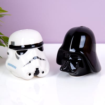 Star Wars Darth Vader & Stormtrooper Zout‑ en Peperstrooierset – Officieel Gelicentieerde Keramische Keukenaccessoires- Paladone