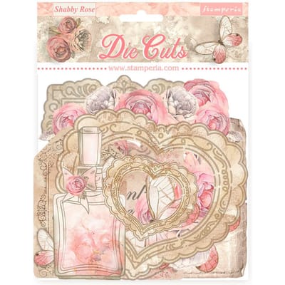 Stamperia - Shabby Rose Die Cuts Assorted (42pcs) (DFLDC99)