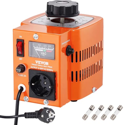 NordHaus Variabele Spanningstransformator - AC Spanningsregelaar - Variac Voeding - Nauwkeurige Voltagecontrole - 3000VA