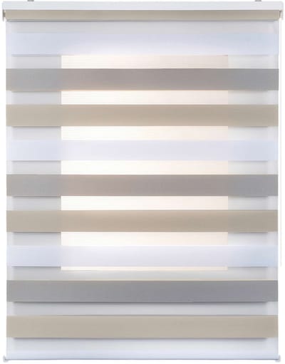 Storesdeco - Duo rolgrodijn – stijlvol dubbel textiel driekleur, 100x250 cm