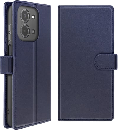 Mayaxess, Hoesje geschikt voor Redmi 15C - 2-in-1 Wallet met Afneembare Case, Nachtblauw