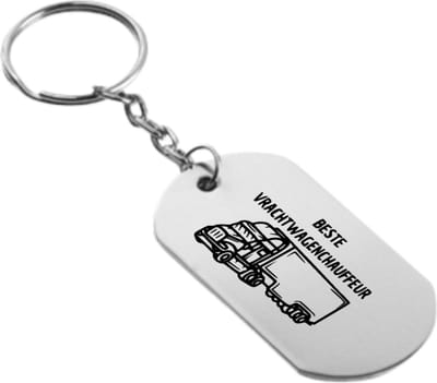 Akyol - beste vrachtwagenchauffeur sleutelhanger - Vrachtwagen chauffeur - cadeau vrachtwagenchauffeur - leuk cadeau voor je vrachtwagenchauffeur om te geven - verjaardag vrachtwagenchauffeur - 54 x 29mm