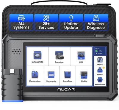 Professionele Auto Diagnosetool – OBD Scanner – Systeemscanner – Auto Foutcodelezer – Diagnosescanner – 28 Resetfuncties – Wi-Fi Updates