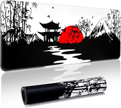 Grote Wasbare Muismat (800 x 300 x 3 mm) met Antislip Rubber, Ideaal voor Gaming en Kantoorgebruik, Desk Pad voor Laptop en Toetsenbord.