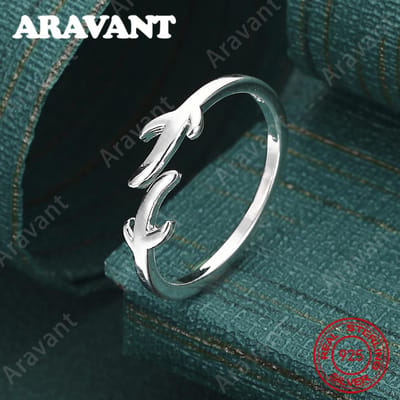 Bague Cuivre Saule à Ouverture Réglable, Accessoire de Commute pour Femmes, Bijou Cadeau de Noël resizable