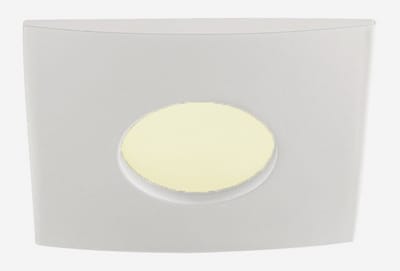 IP44 Inbouwspot Livia met Philips HUE White - inbouwspot - Wit - vierkant - voor badkamer / overkapping / buiten - IP44 - GU10 - Buitendiameter: 85MM - boorgat: 70-76MM - min. Inbouwdiepte: 90MM