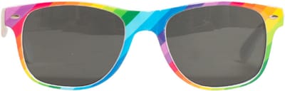 Partychimp Regenboog Bril Pride LGBTQ Festival Bril voor Volwassenen Carnaval Accessoires Verkleedaccessoires - Unisex - Plastic - Brillen - 12 Stuks