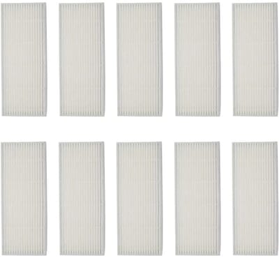 Dailygoods- HEPA-luchtfilters 10x - vervangingsaccessoires - robotstofzuiger - efficiënte filterprestaties - stof/pollen reductie - compatibel met vaste tank - Stofzuigerfilters