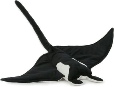 Semo Knuffeldier rog/reuzenmanta - pluche knuffel - 51 cm - zeedier knuffelthema