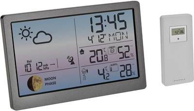 Digitale Weerstation met Buiten Sensor voor Temperatuur, Luchtvochtigheid en Luchtdruk