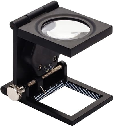 Unyqoos® Inklapbare LED Vergrootglas met 10x Vergroting voor Diverse Toepassingen