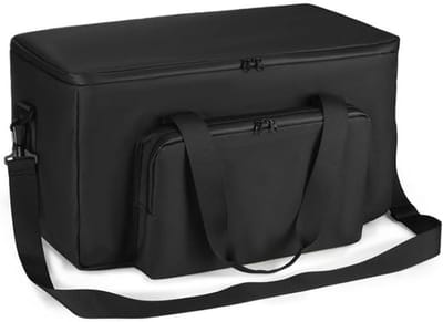 Harde draagtas - Opbergkoffer Luidspreker - Muziek transport - Verdikte beschermlaag - 52x24x29 cm - Zwart