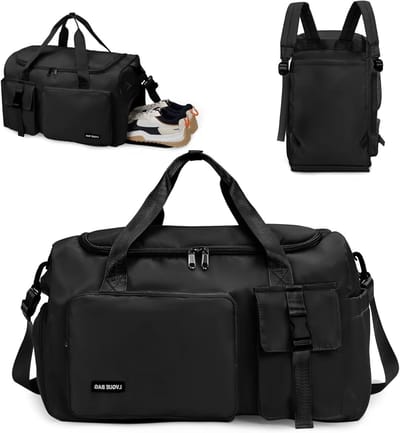Sporttas 42 Liter - Reisbag met Schoencompartiment - Vouwbaar - Ideaal voor Fitness - ShopVlot