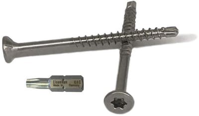 Roestvrijstalen Spaanplaatschroeven met Boorpunt 5x60 mm - 200 Stuks