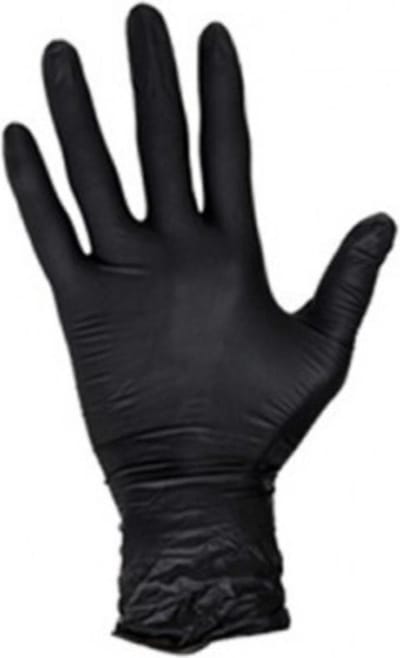 100x Wegwerp Handschoenen - Nitrile - Zwart - Powder Free - Latex free - Maat M