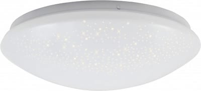 McShine Starry-Sky plafonniere - Plafondlamp met sterrenhemel effect - Ø33cm - 3000K - 1260lm - 18W/230V - Wit