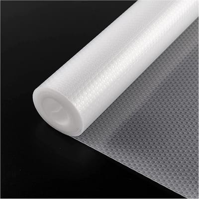 Lademat 3 Rollen 30x150cm Antislipmat Antislipfolie op Maat te Knippen, Beschermer Voor Ladeplank in de Kast, Bescherming Tegen Krassen en Vocht, Transparant