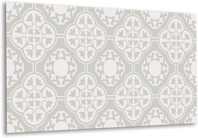 Tulup PVC Wandpaneel - Decoratieve Bloemen Vinyl Wandpaneel - 100 cm x 50 cm - Veelkleurig PVC Wandpaneel - 1 stuk - Glamour Muurpaneel - Vinyl Wandpaneel - Plaktegels Keuken en Badkamer