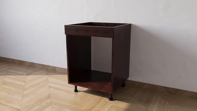 Onderkast Oven - Keukenmodule Basis - Keuken Organisatie - Zwaar Gebruik Ontwerp - 60cm Breed 82cm Hoog - Wengé