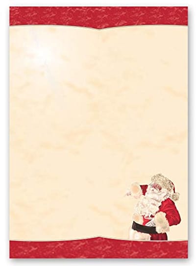 Kerst Motief Briefpapier - 250 Vellen DIN A4