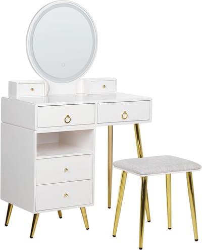 YVES - Kaptafel - Wit - MDF