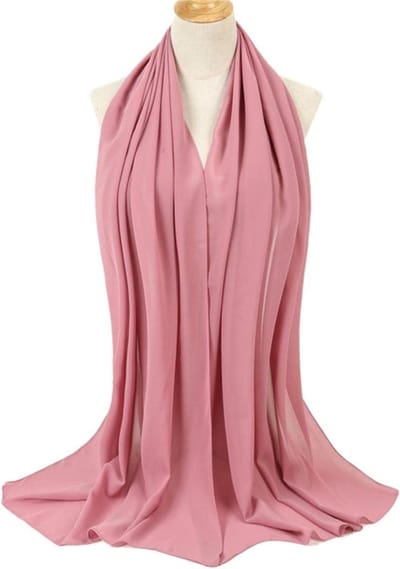 Dames Sjaal - Hoofddoek Wrap - Dagelijks Gebruik - Zijde Gevoel - 180x75cm - Effen