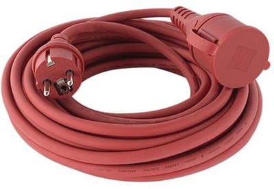 Waterdichte verlengkabel voor buiten - 10 m, 3680 W, flexibel en elastisch