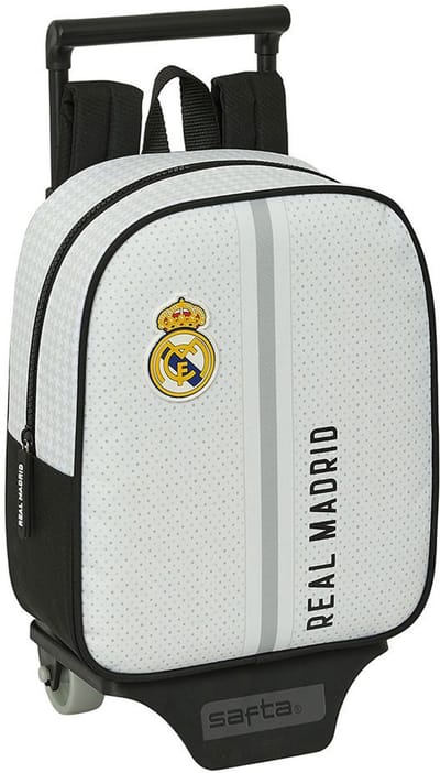 Safta Real Madrid First Kit 24/25 Mini Rugzak Met Wielen Grijs