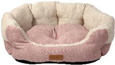 Topmast Duo Series Hondenmand - Hondenkussen - Roze - Zacht Pluche - Large - 65 x 45 cm