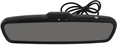 Dailygoody - Achteruitkijkspiegel Monitor - 4.3 Inch - Dimbare Monitor - Zwart - Achteruitrijcamera - Geschikt voor Auto - Kleur zwart