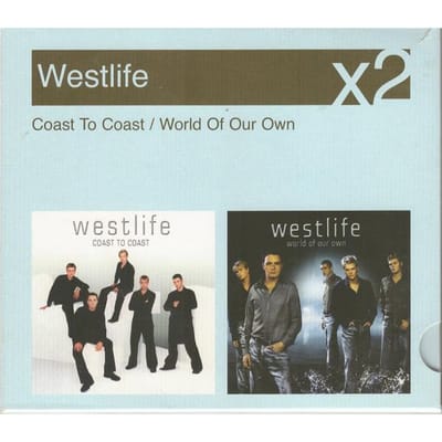 CD WESTLIFE - Coast to Coast / World of Our 88697155682 Sony BMG Music 2007 Europa Pop Gebruikt black